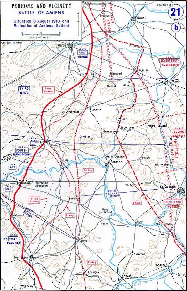 Cien días en ofensiva. La batalla de Amiens.